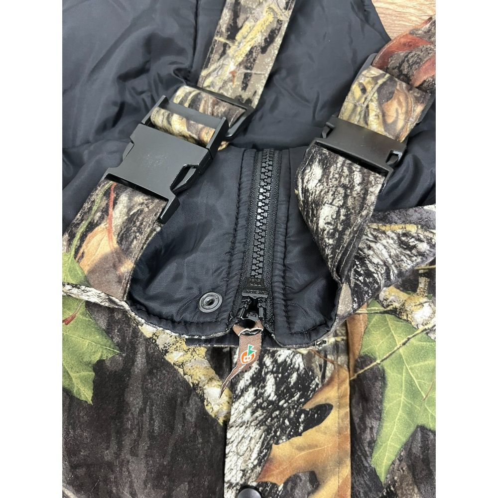 Bushmaster Mossy Oak Hunting Overalls Insulated Camo Hunting Youth Size 14-16 - Picture 4 of 10